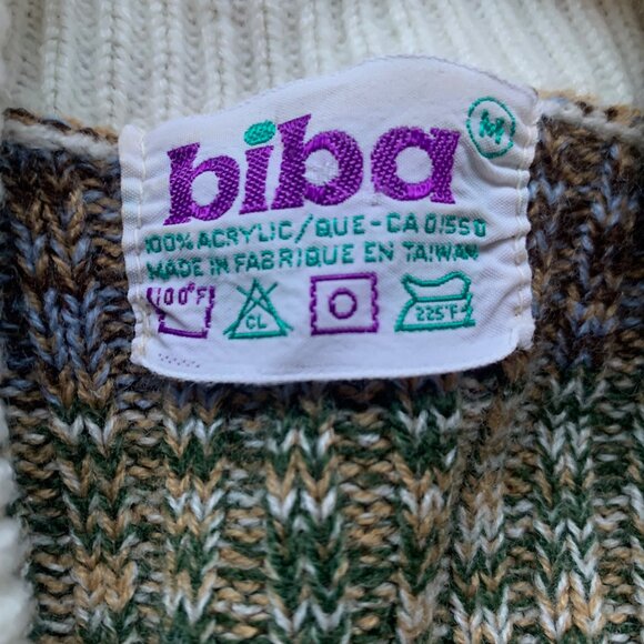 Biba Multicolor Knit Belted Cardigan – Size M - Picture 4 of 9